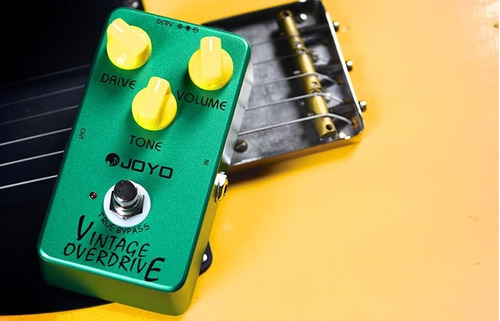 Pedal De Efecto Joyo Vintage Overdrive Jf-01 Verde - Imagen 7