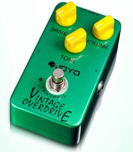 Pedal De Efecto Joyo Vintage Overdrive Jf-01 Verde - Imagen 9