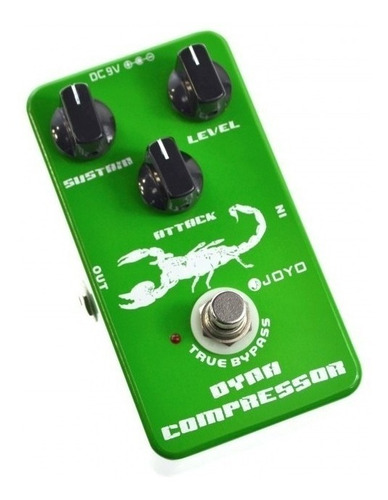 Pedal De Efecto Joyo Vintage Dynamic Compressor Jf-10 Verde