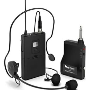 Microfono Lavalier Inalambrico Fifine Dslr K037b Para Cámara Color Negro