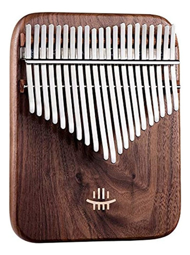 Hluru Kalimba 21 Key | De Pulgar De Teclado De Madera De Nog