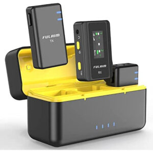 Sistema De Microfono Inalambrico Lavalier Fulaim X5, Microfo