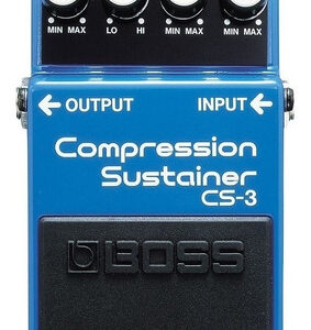 Pedal De Efecto Boss Compression Sustainer Cs-3  Azul