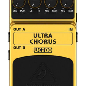 Pedal De Efecto Behringer Ultra Chorus Uc200  Amarillo