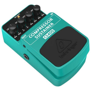 Pedal De Efecto Behringer Compressor Sustainer Cs400  Verde Claro
