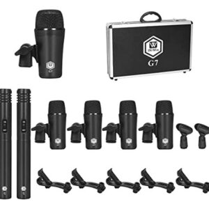 Inmix G7 Kit De Micrófono De Batería Dinámico Con Cable De 7