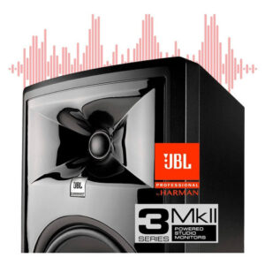 Monitor De Estudio Jbl Harman 306p Mkii 112w Amplificador