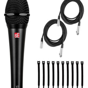 Se Electronics V7 - Micrófono De Mano Supercardioide Diná. Color Black