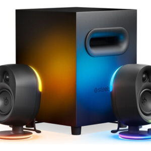 Caja De Sonido Steelseries Arena 7 Rgb Gamer Para Ps4, Ps5 Y Ps5, Color Negro