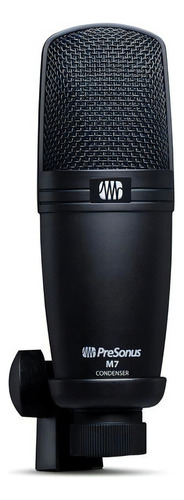 Micrófono De Condensador Presonus M7 Para Podcasts Y Grabaciones, Color Negro