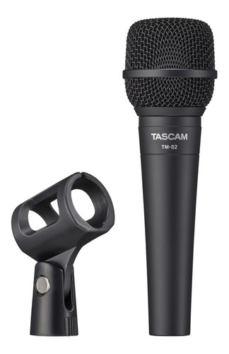 Micrófono Dinámico Cardioide Tascam Tm-82 Con Tubo Negro - Imagen 3