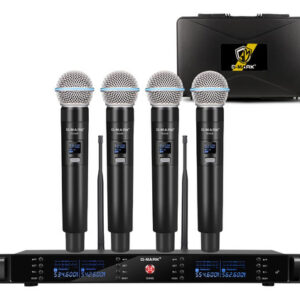 G-mark Sistema De Micrófono Inalámbrico Uhf G44s Para Kar. Color Negro