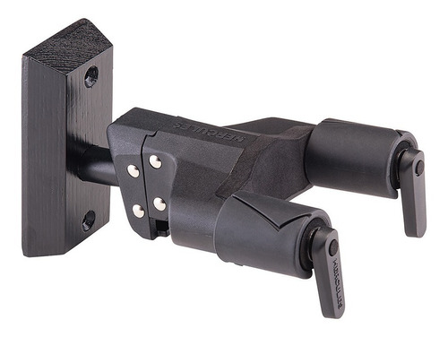 Soporte Muro Guitarra O Bajo Gsp38wbk Plus Hercules Color Negro