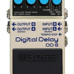 Pedal De Efecto Boss Digital Delay Dd-8  Gris