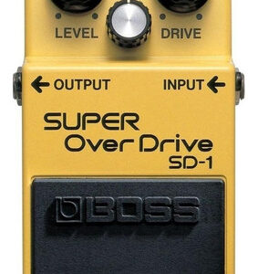 Pedal De Efecto Boss Super Overdrive Sd-1  Amarillo