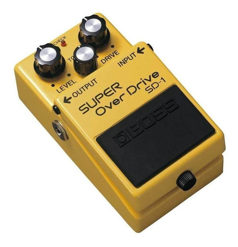 Pedal De Efecto Boss Super Overdrive Sd-1 Amarillo - Imagen 3