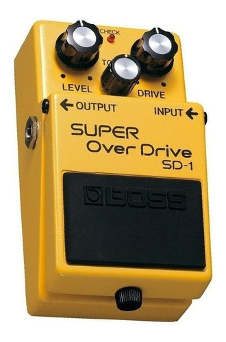 Pedal De Efecto Boss Super Overdrive Sd-1 Amarillo - Imagen 4