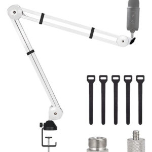 Bomge Microfono Brazo De Microfono Soporte De Microfono Clip