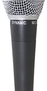 Micrófono Cardioide Profesional Dinámico Vocal Negro (wm58)