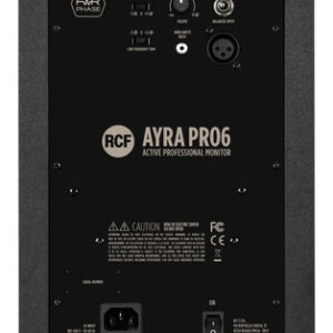 Monitor De Estudio Rcf Ayra Pro 6 Pulgadas 2 Vías Referencia