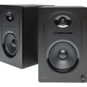 Samson Mediaone M50 - Monitores De Estudio Alimentados De 5. Color Negro 220v