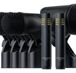 Dm-7: Juego Completo De Microfonos De Bateria Para Grabacion Color Negro