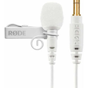 Micrófono Rode Lavalier Go Condensador Omnidireccional Color Blanco