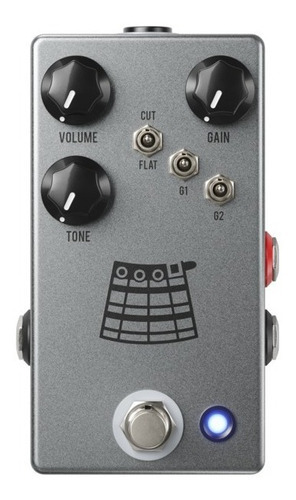 Pedal De Distorsión Jhs Kilt V2 Overdrive Fuzz (nuevo/nf), Color Plateado