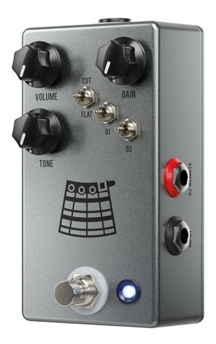Pedal De Distorsión Jhs Kilt V2 Overdrive Fuzz (nuevo/nf), Color Plateado - Imagen 3