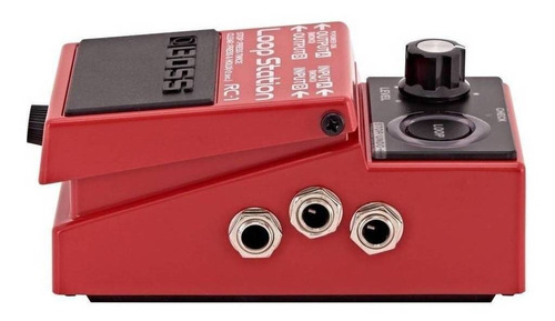 Pedal De Efecto Boss Loop Station Rc-1 Rojo - Imagen 4