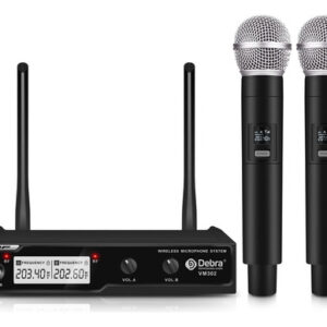 D Debra Audio Vm302 Vhf Sistema De Micrófono Inalámbrico . Color Negro