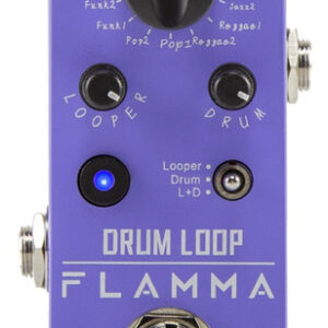 Flamma Drum Loop Fc01 Pedal Máquina De Ritmos + Looper Color Lila