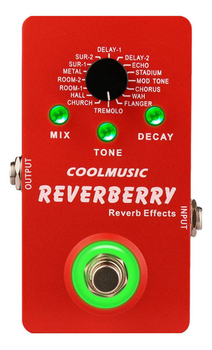 Coolmusic Pedal De Guitarra Multiefectos