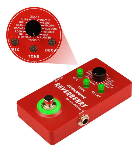 Coolmusic Pedal De Guitarra Multiefectos - Imagen 3