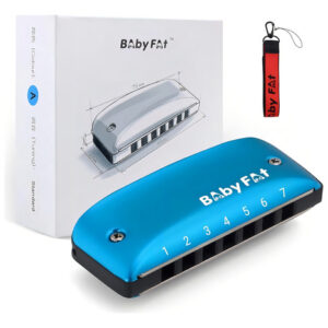 Babyfat 7 Hole Blues Mini Armónica Set,armónica Diatónica Co