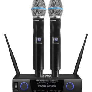 Bomge 340u Sistema De Microfono Inalambrico Uhf, Microfono I