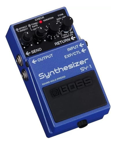 Pedal De Efecto Boss Synthesizer Sy-1 Azul