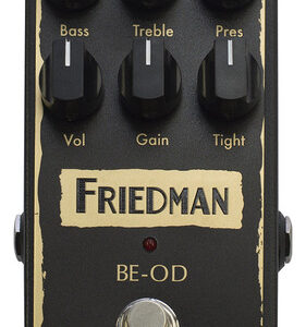 Friedman Amplificación Be-od Overdrive Pedal De Efectos De. Color Negro