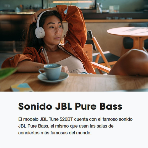 Audífonos Inalámbricos Jbl Tune 520bt Blanco - Imagen 11