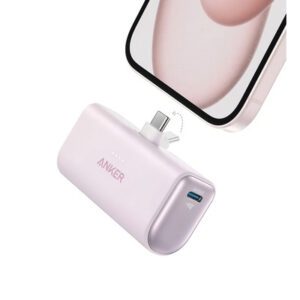 Anker Nano Power Bank (22.5w, Con Conector Usb-c Integrado) Color Lila