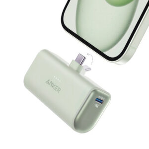 Anker Nano Powerbank 5000mah 22.5w, Para iPhone, Samsung Color Verde