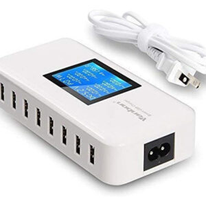 Cargador Usb Múltiple, Cargador De Escritorio De 60 W / 12 A