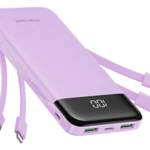 Cargador Portátil Con Cables Incorporados, Cargador Portátil