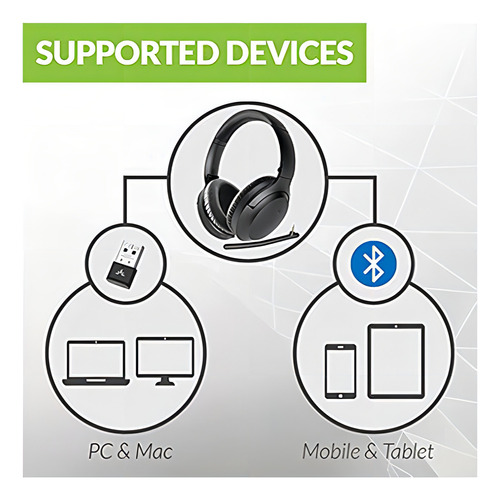 Producto Generico - Avantree Aria 90b - Auriculares Bluetoo. Color Black - Imagen 5