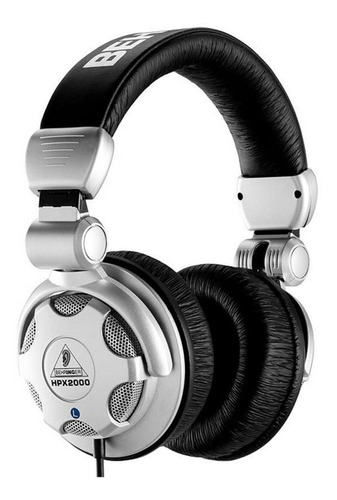 Audífonos Behringer Hpx2000 Plateado Y Negro