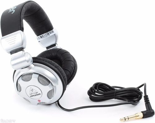 Audífonos Behringer Hpx2000 Plateado Y Negro - Imagen 8