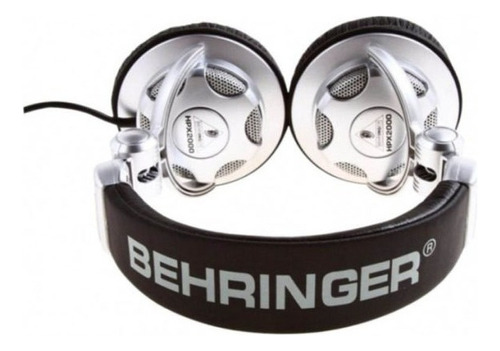 Audífonos Behringer Hpx2000 Plateado Y Negro - Imagen 9