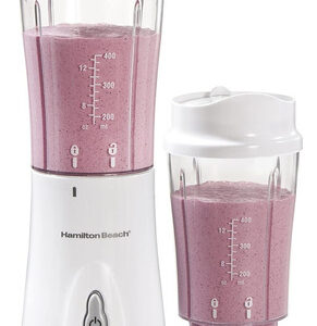Licuadora Personal Hamilton Beach 51102v, Batidora Inalámbrica Con Vaso De Repuesto