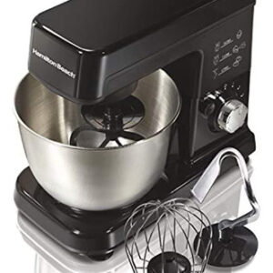 Batidora Eléctrica De Pie Hamilton Beach De 6 Velocidades Co Color Negro 120v