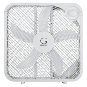 Genesis Ventilador De Caja De 20 Pulgadas, 3 Ajustes, Tecno